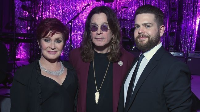 LOS ANGELES, CA - FEBRUARY 22: (L-R) TV Personality Sharon Osbourne, musician Ozzy Osbourne, and Jack Osbourne attend the 23rd Annual Elton John AIDS Foundation Academy Awards Viewing Party on February 22, 2015 in Los Angeles, California. (Photo by Dimitrios Kambouris/Getty Images for EJAF)
