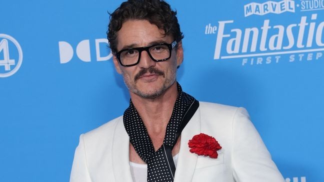 Pedro Pascal stars as Reed Richards, aka Mr. Fantastic. (Photo by VALERIE MACON / AFP) (Photo by VALERIE MACON/AFP via Getty Images)
