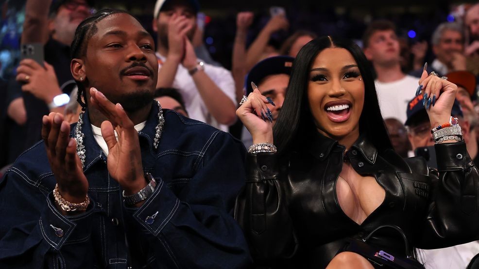 Image for story: Cardi B welcomes fourth child, her first with boyfriend Stefon Diggs