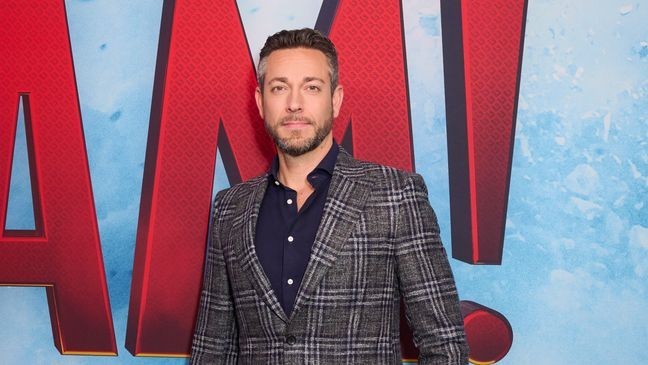TORONTO, ONTARIO - MARCH 08: Zachary Levi attends the special screening of "Shazam! Fury Of The Gods" on March 08, 2023 in Toronto, Ontario. (Photo by Robert Okine/Getty Images)