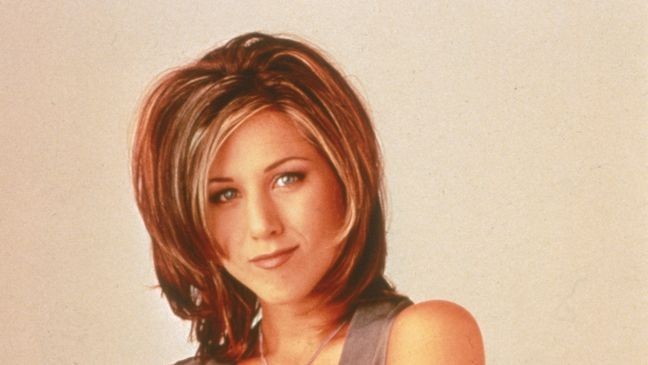 Promotional portrait of American actor Jennifer Aniston for the television series, 'Friends,' c. 1995.  (photo by NBC Television/Getty Images)