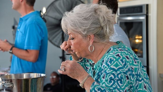 MIAMI BEACH, FL - FEBRUARY 23:  Paula Deen attends KitchenAid® Culinary Demonstrations during the Food Network South Beach Wine & Food Festival at Grand Tasting Village on February 23, 2014 in Miami Beach, Florida.  (Photo by Frazer Harrison/Getty Images for Food Network SoBe Wine & Food Festival)
