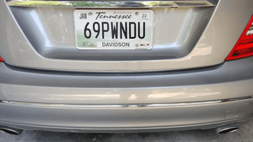 Image for story: Tennessee Supreme Court rules against woman who had license plate for 10 years
