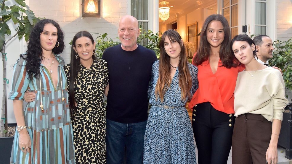 Image for story: Demi Moore has found it 'difficult' to see Bruce Willis struggle with dementia