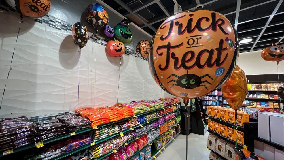 FILE - Halloween candy is for sale at a Harris Teeter grocery store on October 17, 2022, in Washington, D.C. Photo by Drew Angerer/Getty Images)