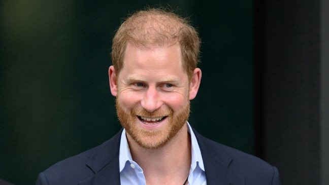 LONDON, ENGLAND - SEPTEMBER 10: Prince Harry, Duke of Sussex departs after visiting the Centre For Blast Injury Studies at Imperial College London on September 10, 2025 in London, England. (Photo by Karwai Tang/WireImage)