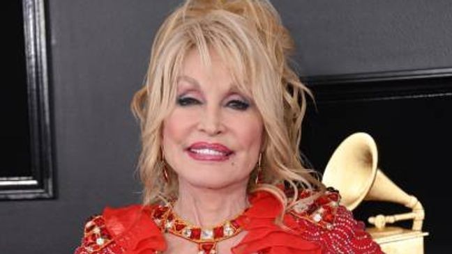 US singer-songwriter Dolly Parton arrives for the 61st Annual Grammy Awards on February 10, 2019, in Los Angeles. (Photo by VALERIE MACON / AFP) (Photo by VALERIE MACON/AFP via Getty Images)