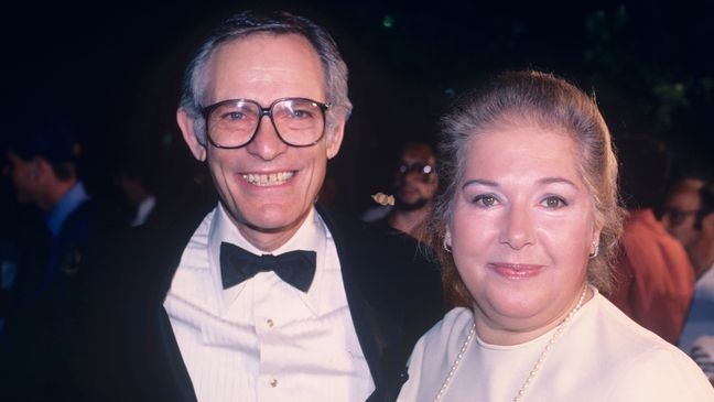 Marilyn & Alan Bergman at the Barbra Streisand 'Timeless' Concert Staples Center, Ca. (Photo by Walter McBride/Corbis via Getty Images)