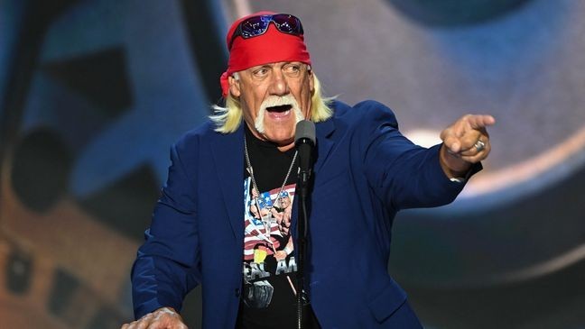 Wrestling legend Hulk Hogan is recovering well from a recent hospital visit, despite rumors he was doing poorly. (Photo by ANDREW CABALLERO-REYNOLDS / AFP) (Photo by ANDREW CABALLERO-REYNOLDS/AFP via Getty Images)