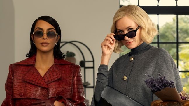 Kim Kardashian and Naomi Watts in "All's Fair." (Disney/Ser Baffo)