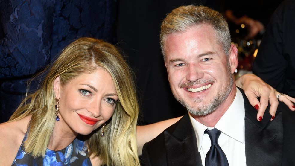 HOLLYWOOD, CA - JUNE 04:  Actors Rebecca Gayheart (L) and Eric Dane attend the 43rd AFI Life Achievement Award Gala honoring Steve Martin at Dolby Theatre on June 4, 2015 in Hollywood, California.  (Photo by Frazer Harrison/Getty Images for AFI)