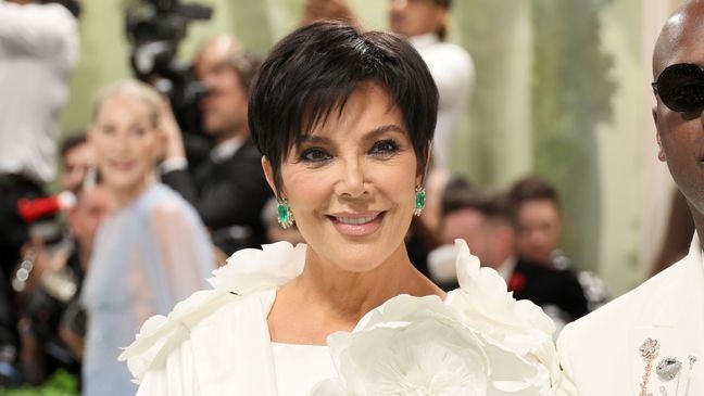 NEW YORK, NEW YORK - MAY 06: Kris Jenner attends The 2024 Met Gala Celebrating "Sleeping Beauties: Reawakening Fashion" at The Metropolitan Museum of Art on May 06, 2024 in New York City. (Photo by Dia Dipasupil/Getty Images)