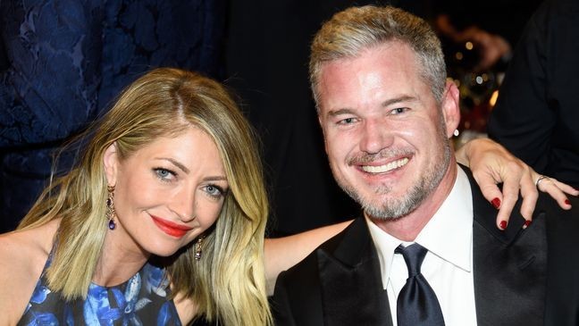 HOLLYWOOD, CA - JUNE 04:  Actors Rebecca Gayheart (L) and Eric Dane attend the 43rd AFI Life Achievement Award Gala honoring Steve Martin at Dolby Theatre on June 4, 2015 in Hollywood, California.  (Photo by Frazer Harrison/Getty Images for AFI)