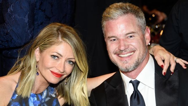 HOLLYWOOD, CA - JUNE 04:  Actors Rebecca Gayheart (L) and Eric Dane attend the 43rd AFI Life Achievement Award Gala honoring Steve Martin at Dolby Theatre on June 4, 2015 in Hollywood, California.  (Photo by Frazer Harrison/Getty Images for AFI)