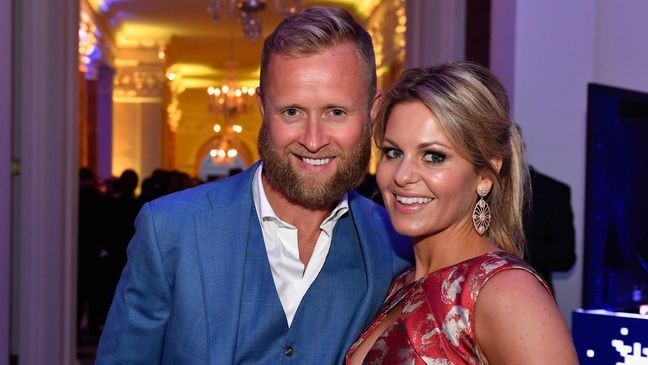 WASHINGTON, DC - APRIL 29:  Ice hockey player Valeri Bure (L) and actress Candace Cameron-Bure attend the Capitol File's WHCD Welcome Reception at British Ambassador's Residence on April 29, 2016 in Washington, DC.  (Photo by Larry French/Getty Images for Capitol File Magazine)