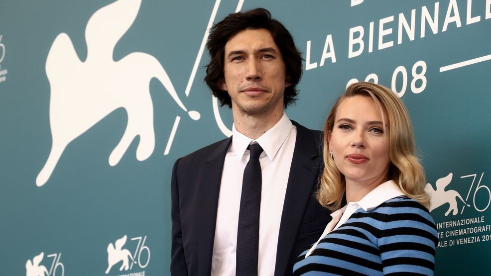 Image for story: Why Oscar-nominees Scarlett Johansson and Adam Driver are being used to scare wolves