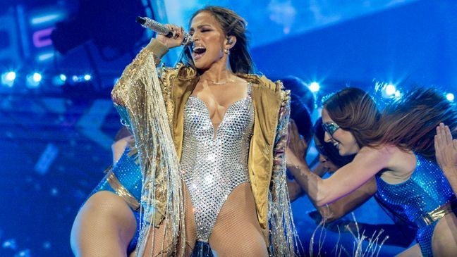 Jennifer Lopez had an unexpected birthday surprise at her recent concert. (Photo By Ricardo Rubio/Europa Press via Getty Images)