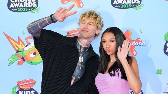 mgk and Casie Baker (Photo by Maya Dehlin Spach/Getty Images)