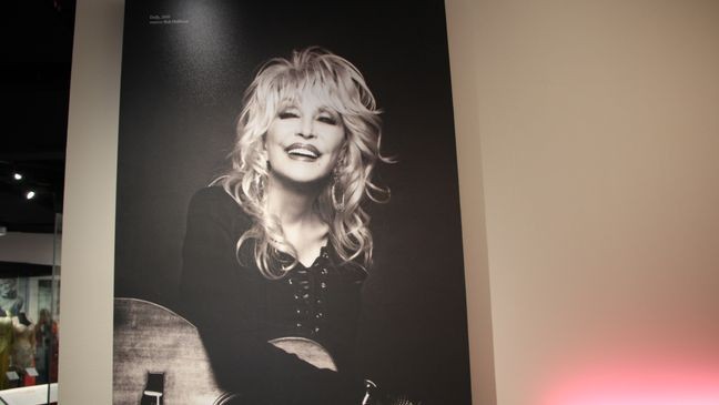 The Dolly Parton exhibit is located inside the Country Music Hall of Fame and Museum in Nashville, Tennessee. It opens Tuesday, May 20, 2025 and runs through Wednesday, Sept. 30, 2026. (Photo: Sydney Keller/FOX 17 News)