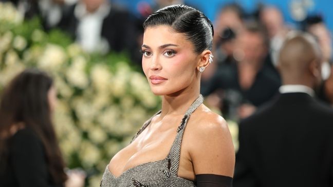 NEW YORK, NEW YORK - MAY 05: Kylie Jenner attends the 2025 Met Gala Celebrating "Superfine: Tailoring Black Style" at Metropolitan Museum of Art on May 05, 2025 in New York City.  (Photo by Dia Dipasupil/Getty Images)