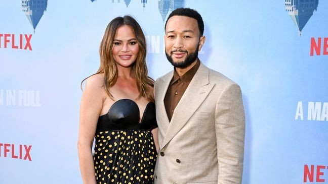 Chrissy Teigen and John Legend at the special screening event for Netflix's "A Man in Full" held at the Tudum Theater on April 24, 2024 in Los Angeles, California. (Photo by Gilbert Flores/Variety via Getty Images)
