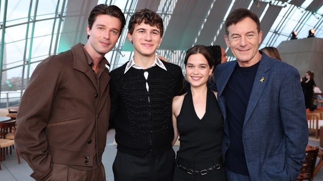 Isaacs was asked how he felt about earning the same as his younger co-stars, like Patrick Schwarzenegger, Sam Nivola, and Sarah Catherine Hook, but he said "I never work for money."{ } (Photo by Araya Doheny/Getty Images for HBO)