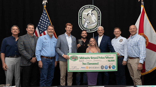 Taylor Stanberry emerged as the Ultimate Grand Prize winner, removing 60 pythons and earning an award of $10,000. (FWC)