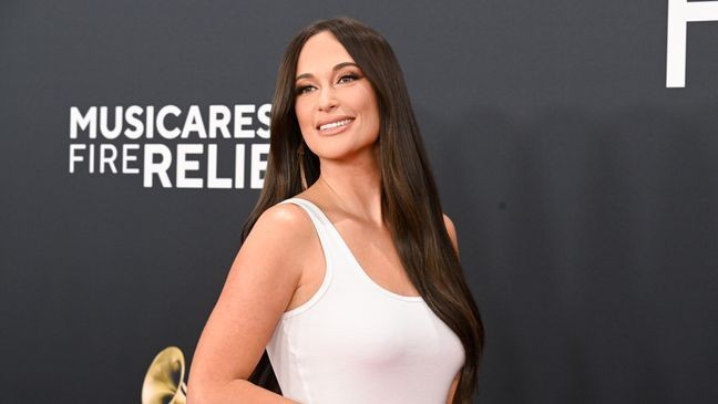 Kacey Musgraves revealed on social media she fell and broke her rib in Mexico. (Photo by Phil McCarten/CBS via Getty Images)