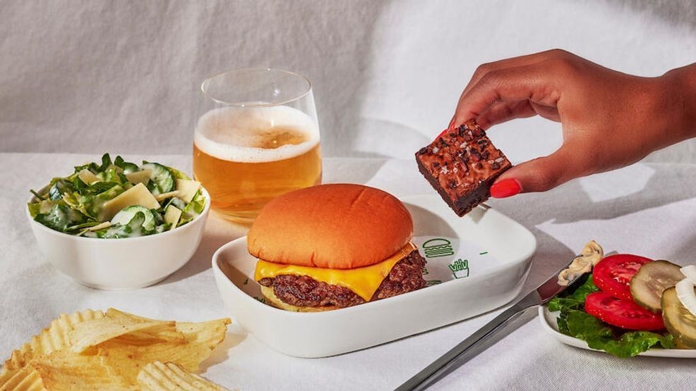 Image for story: Delta to offer Shake Shack burgers in-flight. But, not for everyone. 