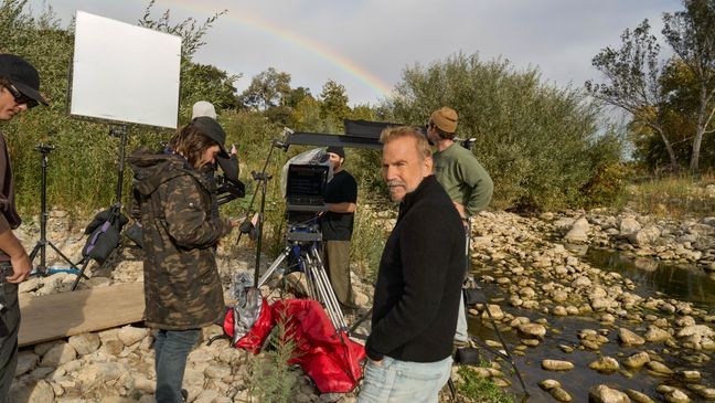 Much of Costner's career has been associated with Western history, like "Yellowstone" and "Dances with Wolves." ©️2025, A&E Television Networks, LLC photo: Carlos Jaramillo
