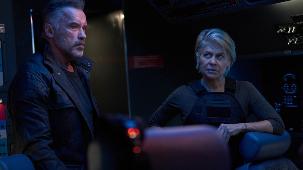 Arnold Schwarzenegger and Linda Hamilton star in Skydance Productions and Paramount Pictures' "TERMINATOR: DARK FATE." (Photo: Paramount Pictures)