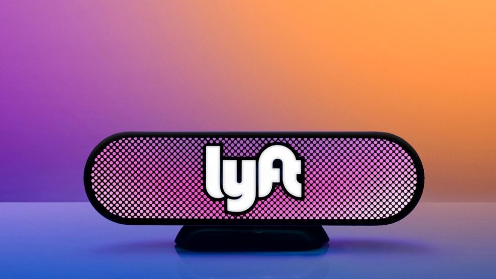 This undated photo provided by Lyft shows an illuminated Lyft beacon. Ride-hailing service Lyft, the underdog rival to Uber, is getting rid of its iconic pink moustache logo and replacing it with something more useful: a beacon. (Lyft via AP)