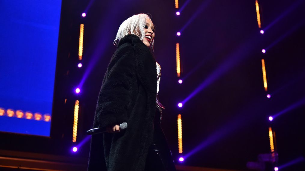 Doja Cat performs during the TIDAL's 5th Annual TIDAL X Benefit Concert TIDAL X Rock The Vote At Barclays Center - Show at Barclays Center of Brooklyn on October 21, 2019 in New York City. (Photo by Theo Wargo/Getty Images for TIDAL )