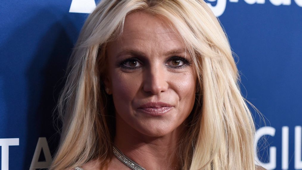 FILE - In this April 12, 2018 file photo Britney Spears arrives at the 29th annual GLAAD Media Awards, in Beverly Hills, Calif. (Photo by Chris Pizzello/Invision/AP, File)