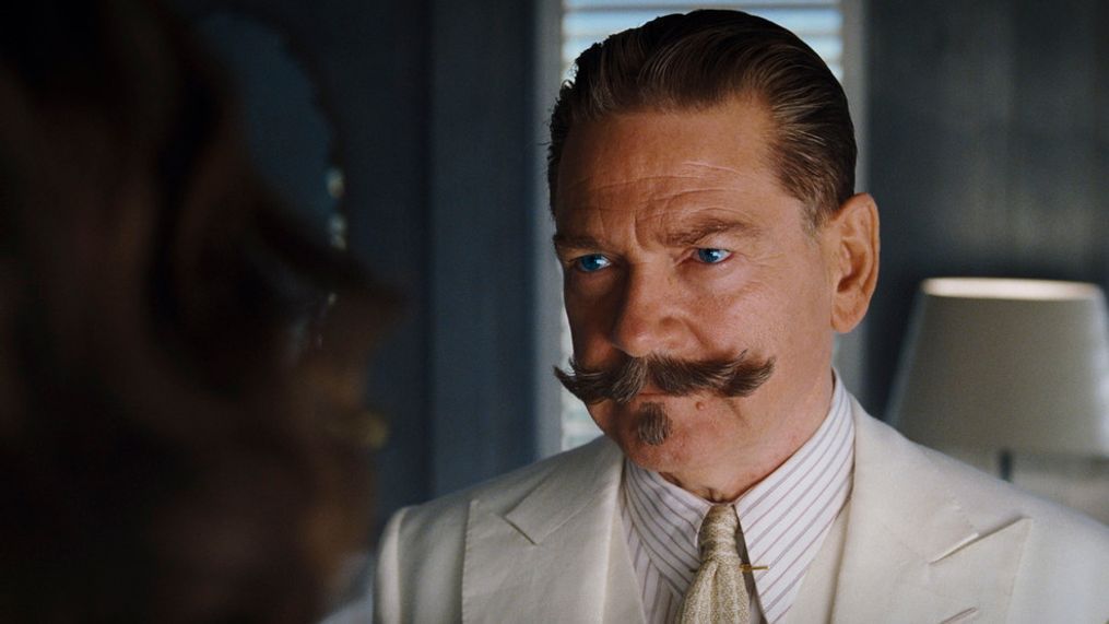 Kenneth Branagh as Hercule Poirot in 20th Century Studios' DEATH ON THE NILE. Photo courtesy of 20th Century Studios. © 2022 20th Century Studios. All Rights Reserved.