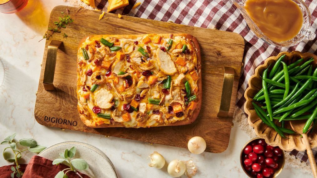 DiGiorno releases Thanksgiving-themed pizza complete with turkey, gravy, green (DiGiorno news release)