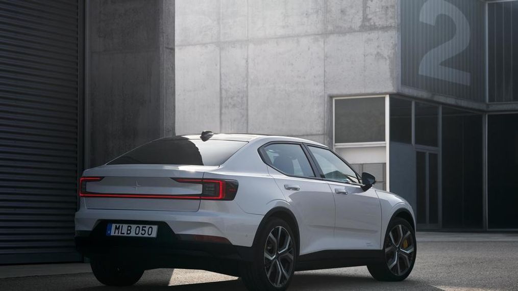 Polestar 2 is the brand's first fully electric car and first volume model. (Image courtesy of Polestar)