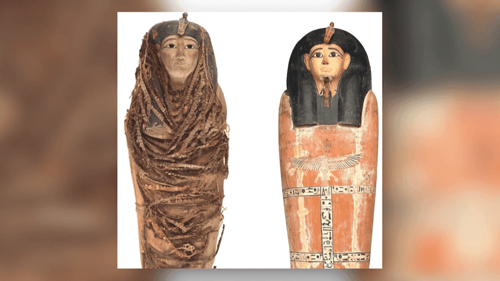 The 3,500-year-old mummy of an Egyptian king has been 'digitally unwrapped' for the first time. (Photo:{&nbsp;} S. Saleem and Z. Huwass via CNN Newsource)