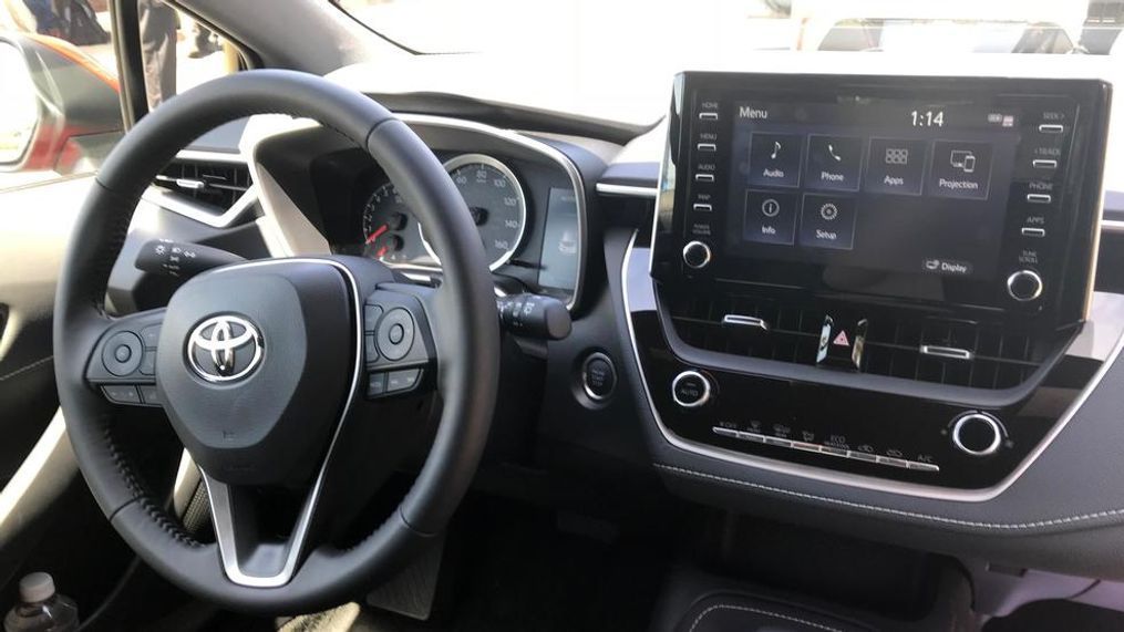 Toyota could announce Android Auto compatibility as soon as next month. However, it's not clear when compatibility with the{&nbsp;} smartphones would roll out and if the announcement would apply to Lexus. Pictured: 2019 Toyota Corolla Hatchback. (Sinclair Broadcast Group / Jill Ciminillo)