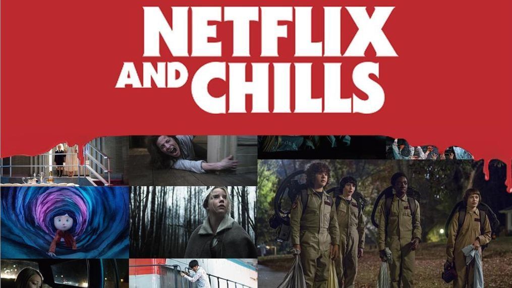 "American Horror Story," "Coraline," "It Follows," "The Conjuring," "The Witch," "Train to Busan" and "Stranger Things" are available to stream on Netflix. (Netflix)