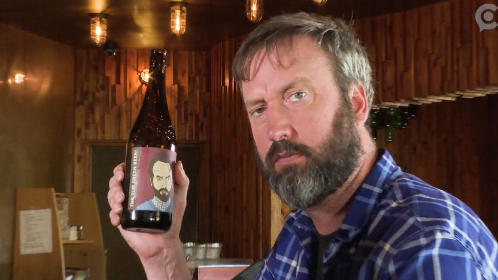 Comedian Tom Green sat down with Circa correspondent Stephanie Abrams to talk about his new beer. (Circa)