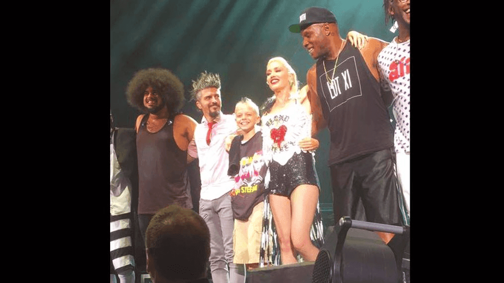 Gwen Stefani brings bullied boy from Treasure Coast on stage (courtesy of Maria Burford)