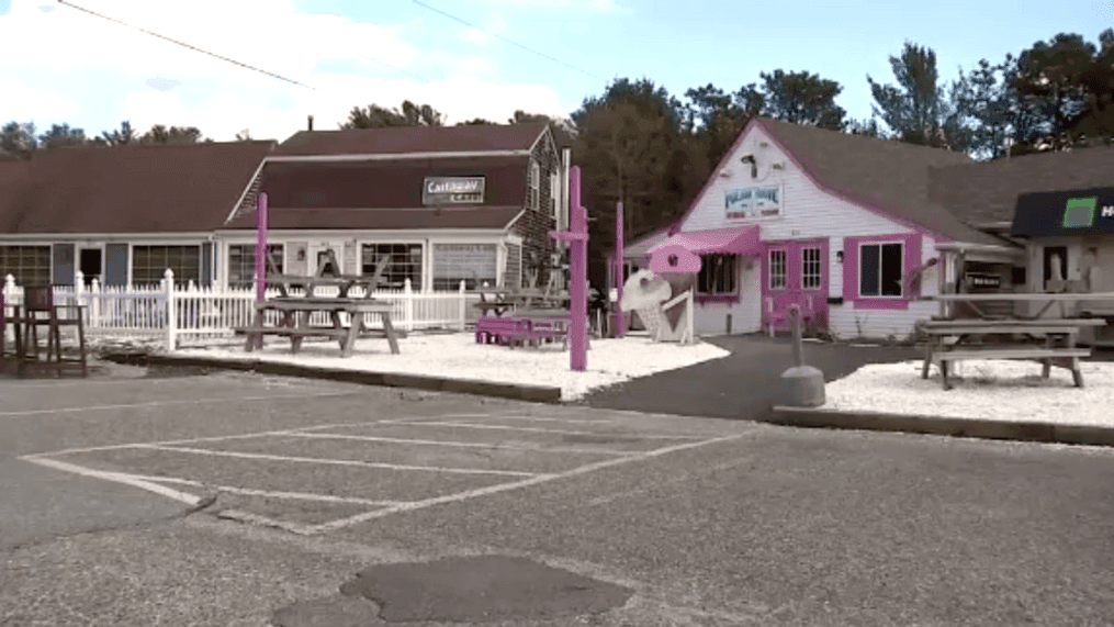 The Polar Cave Ice Cream Parlour (above) said customers became irate at the shop's new safety measures. | Photo: CNN Newsource{p}{/p}