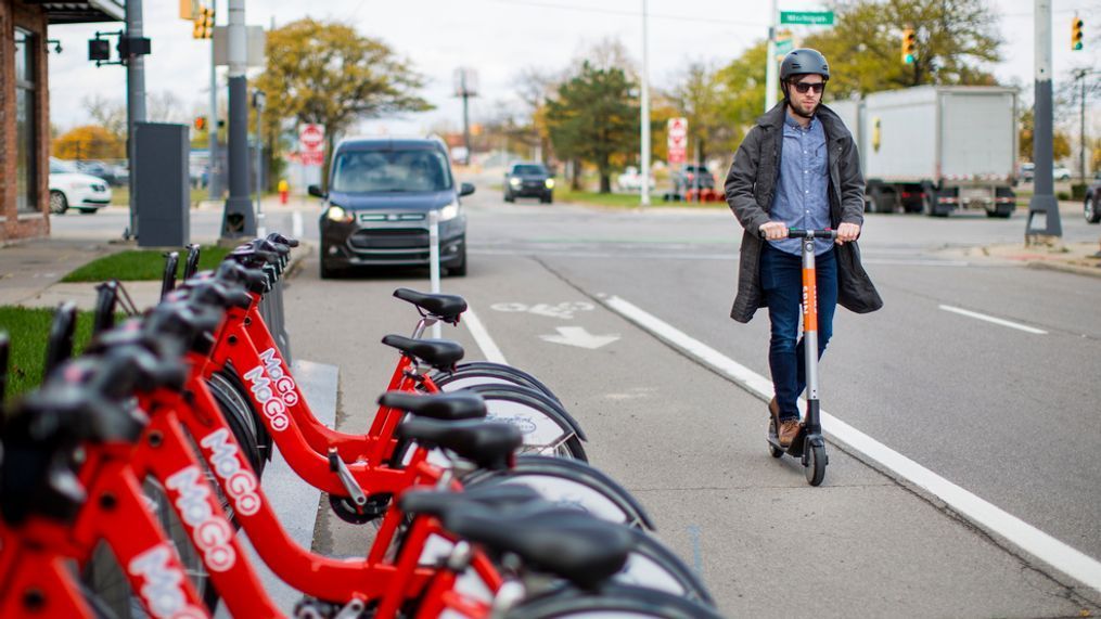 Ford Smart Mobility, LLC acquires Spin, a San Francisco-based electric scooter-sharing company that provides customers an alternative for first- and last-mile transportation. (Image courtesy of Ford Motor Co.)