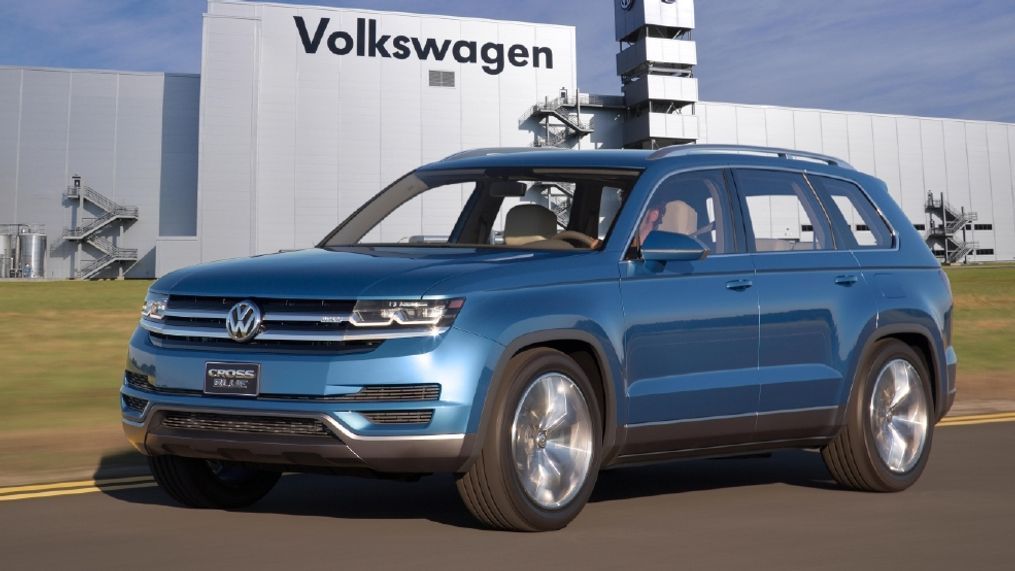 Volkswagen's new 3-row SUV will be based on the CrossBlue Concept (Photo courtesy of Volkswagen of America)