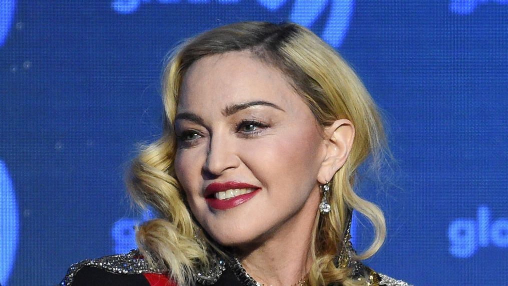 FILE - Honoree Madonna appears at the 30th annual GLAAD Media Awards in New York on May 4, 2019. (Photo by Evan Agostini/Invision/AP, File)