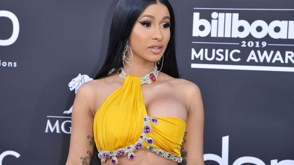 Cardi B arrives at the Billboard Music Awards on Wednesday, May 1, 2019, at the MGM Grand Garden Arena in Las Vegas. (Photo by Richard Shotwell/Invision/AP)