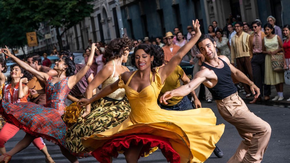 Ariana DeBose as Anita and David Alvarez as Bernardo in 20th Century Studios’ WEST SIDE STORY.{&nbsp;} © 2019 Twentieth Century Fox Film Corporation. All Rights Reserved. (Photo by Ramona Rosales)