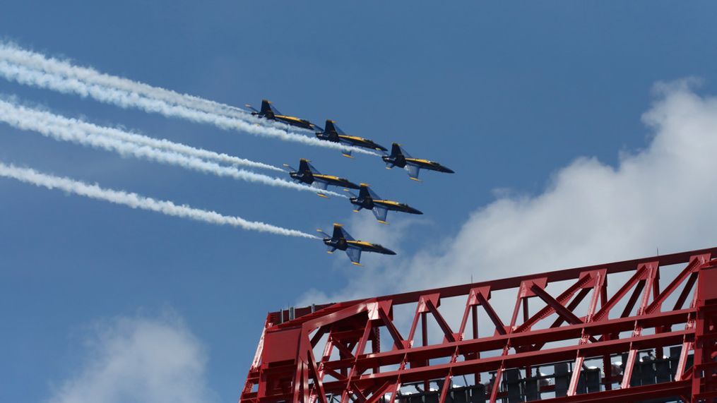 Blue Angels fly over Middle Tennessee to honor healthcare workers (FOX 17 News)