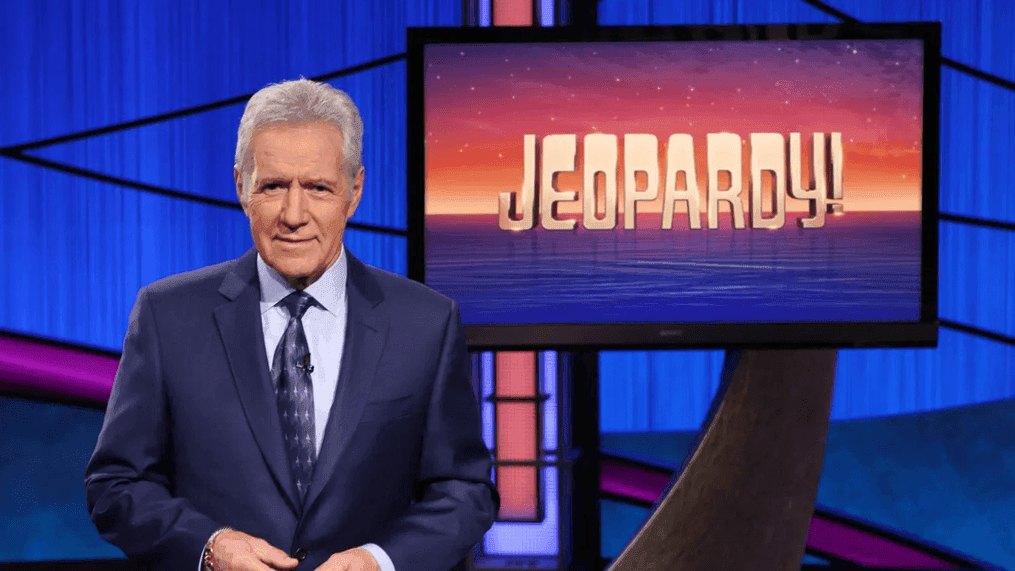 FILE - This image released by Jeopardy! shows Alex Trebek, host of the game show "Jeopardy!" (Jeopardy! via AP)